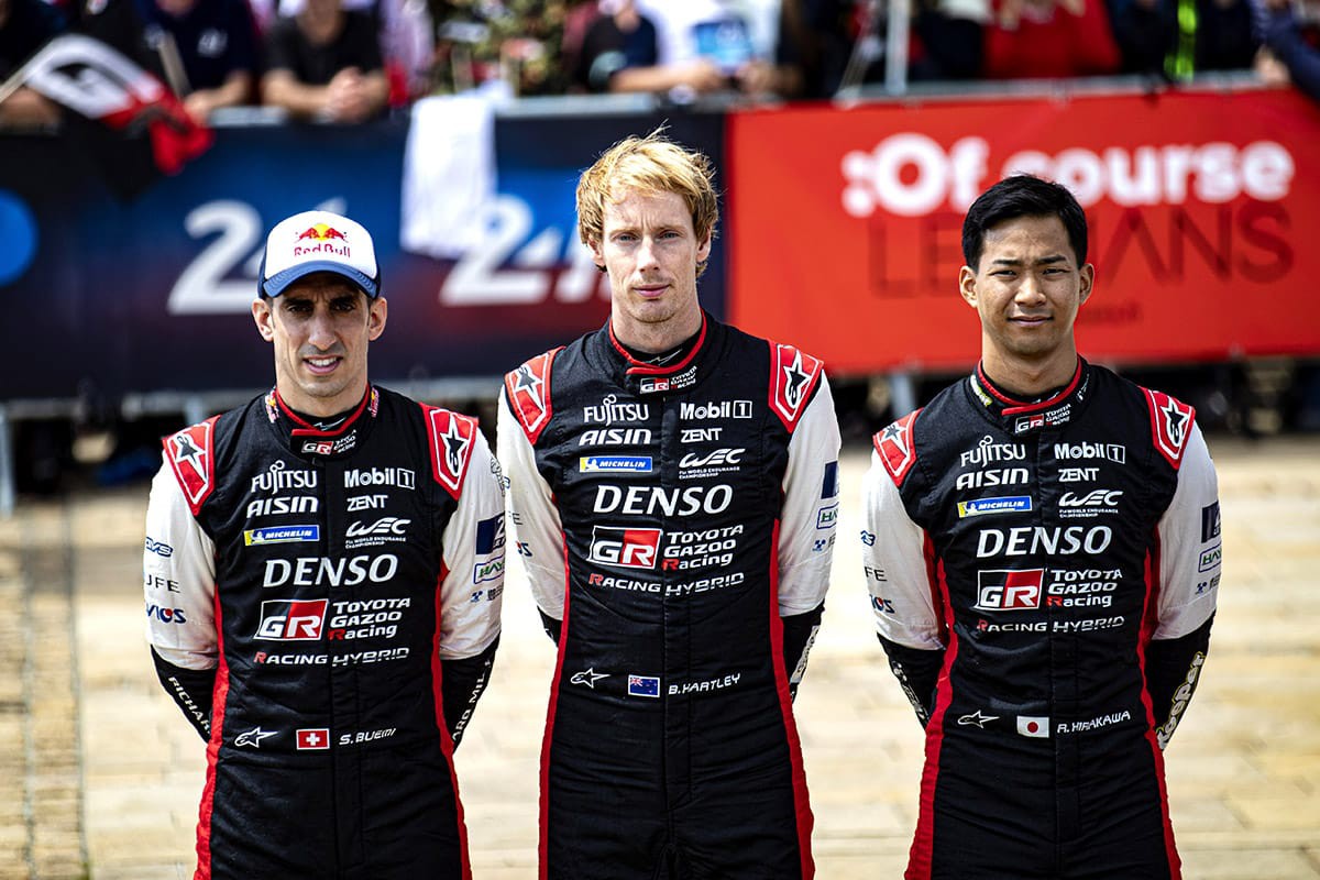 Hirakawa, Brendon Hartley and Sébastien Buemi